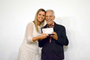 Ex-prefeito, Jair Barbosa prestigiou a nora, Daniela Cardoso.