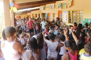 Alegria constante para alunos da escola Francisquinho, da Associação Assistência Paulo de Tarso