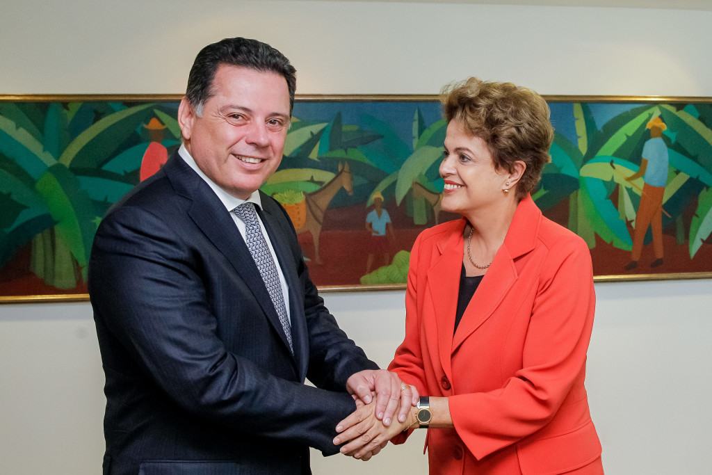 Brasília - DF, 04/11/2015. Presidenta Dilma Rousseff durante audiência com Governador do Estado do Goiás, Marconi Perillo no Palácio do Planalto. Foto: Roberto Stuckert Filho/PR