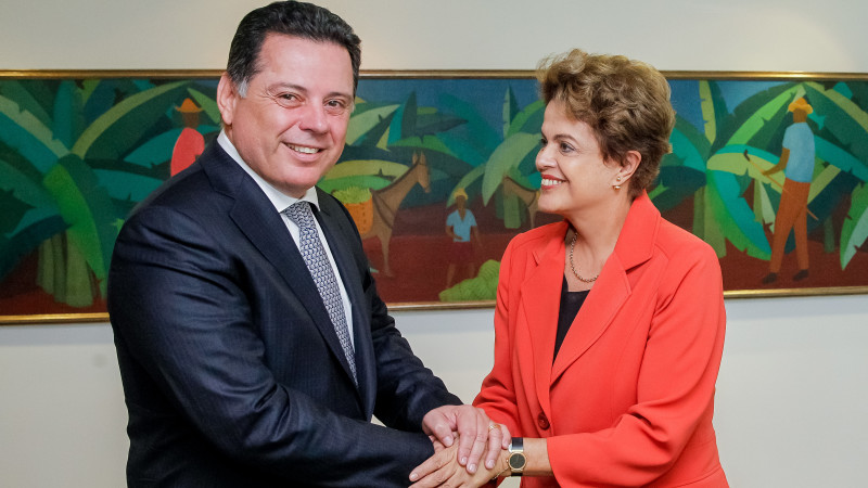 Brasília - DF, 04/11/2015. Presidenta Dilma Rousseff durante audiência com Governador do Estado do Goiás, Marconi Perillo no Palácio do Planalto. Foto: Roberto Stuckert Filho/PR