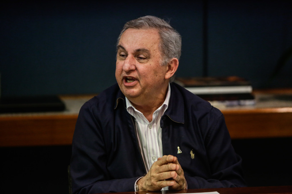 O pecuarista José Carlos Bumlai, amgio do ex-presidente Lula, durante entrevista /Foto: Gabriela Bilo-Estadão