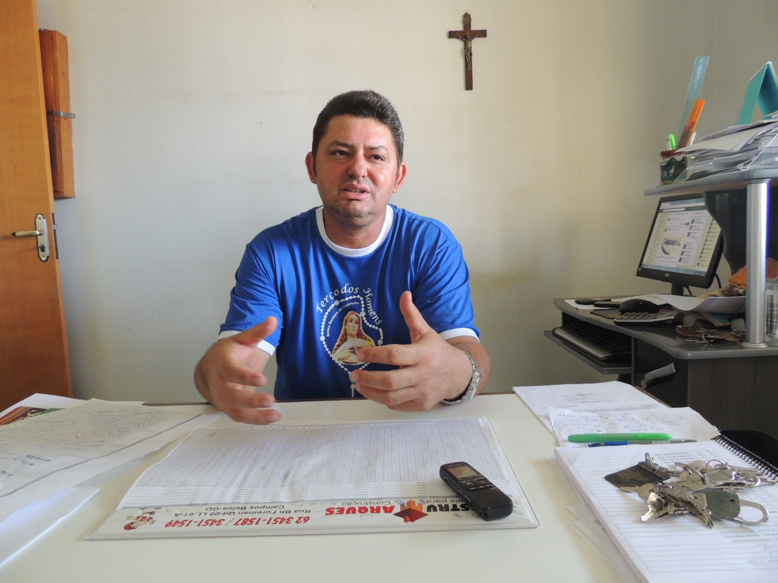 Depois de cinco anos a frente da Paróquia de Nossa Senhora da Conceição, em Campos Belos de Goiás, o Padre Iraçon José Ferreira se despede da comunidade, ele assume a paróquia de São José, em Dianópolis – TO.