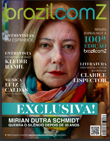 A edição de fevereiro da Brazil com Z, com a jornalista na capa começou a circular no dia 14.