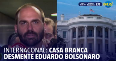 ENVIADO AMERICANO – Eduardo Bolsonaro é desmentido pelo governo de Trump.