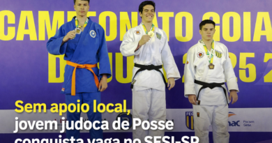 TRAJETÓRIA DE SUPERAÇÃO – Sem apoio local, jovem judoca de Posse conquista vaga no SESI-SP.