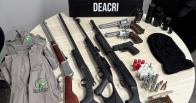 DISCRIMINAÇÃO E ARMAS – PCGO apreende armas em operação contra investigado por intolerância religiosa e ameaça armada.