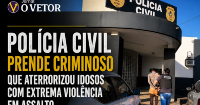 ALTO PARAÍSO DE GOIÁS – Criminoso que invadiu casa e ameaçou idosos com faca é preso pela Polícia Civil.