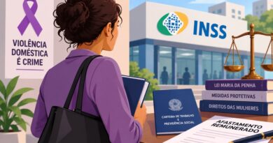 PAGAMENTO GARANTIDO  – INSS pagará benefício a mulheres afastadas do trabalho por violência doméstica.